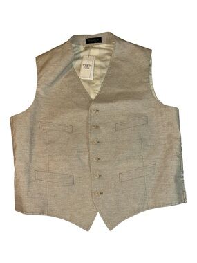 Double RL Ralph Lauren Linen/Silk Vest